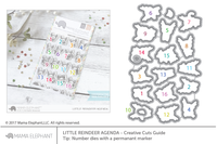 Little Reindeer Agenda - Creative Cuts